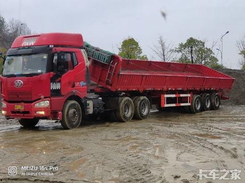 国产全挂自卸车视频